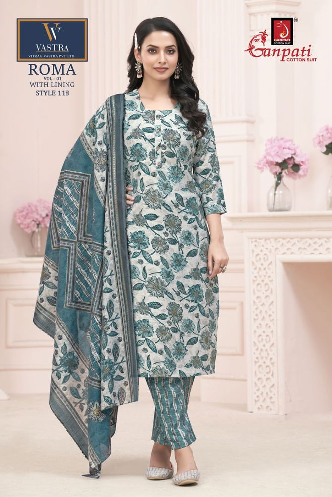 Roma Vol 1 By Ganpati Mexican Silk Printed Readymade Suits Wholesale Market In Surat 